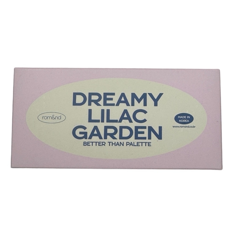 NIB Romand Better Than Palette Milk Grocery Series 09 Dreamy Lilac Garden Eye